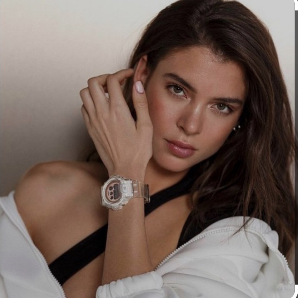 ⌚️✔️G-SHOCK®️ White and Rose gold Wrist Watch ✔️⌚️